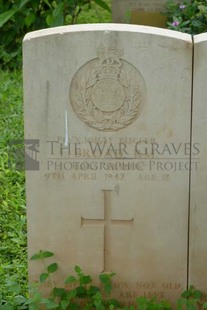 TRINCOMALEE WAR CEMETERY - BROAD, ERIC